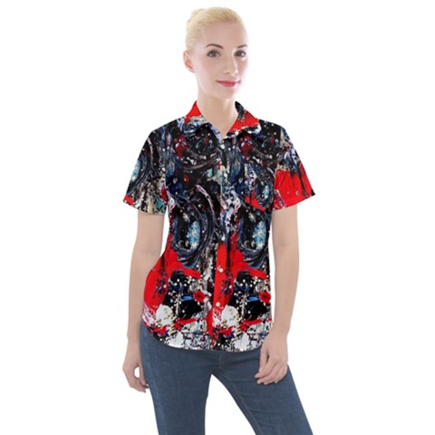 Multiple Desires-1-1 Women s Short Sleeve Pocket Shirt by bestdesignintheworld