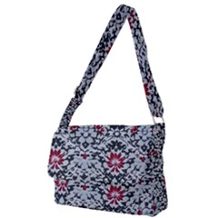 Gothic Leaf Pattern 6 Full Print Messenger Bag (l) by violetheavensky