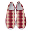 Retro 60s 50s Plaid Pattern 4 Women s Slip On Sneakers View1