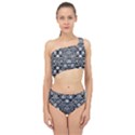 Gothic Leaf Pattern 3 Spliced Up Two Piece Swimsuit View1