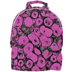 Mid Century Retro Floral 1970s 1960s Pattern 100 Mini Full Print Backpack by violetheavensky