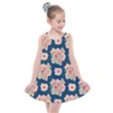 Retro 1880s Flowers Pattern 7 Kids  Summer Dress View1