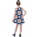 Retro 1880s Flowers Pattern 7 Kids  Summer Dress View2