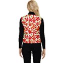 Mid Century Retro Floral 1970s 1960s Pattern 92 Women s Button Up Puffer Vest View2