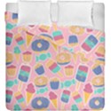 Ice Cream Donut Sweets Candie Duvet Cover Double Side (King Size) View1