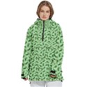 Leaves Pattern Texture Seamless Women s Pullover Zip Ski and Snowboard Waterproof Breathable Jacket View1