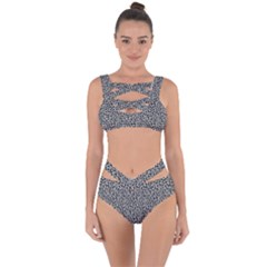 Giraffe Pattern (2) Bandaged Up Bikini Set  by DinkovaArt