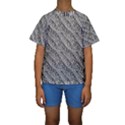 Silver Leopard Kids  Short Sleeve Swimwear View1