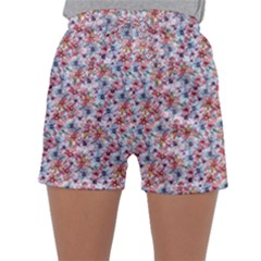 Floral Mix Sleepwear Shorts by DinkovaArt