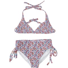 Floral Mix Kids  Classic Bikini Set by DinkovaArt