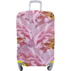 Peonies Nature Bloom Blossom Pink Luggage Cover (large) by Tsamara