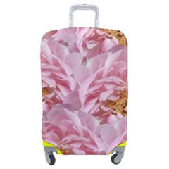 Peonies Nature Bloom Blossom Pink Luggage Cover (medium) by Tsamara