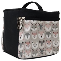 Cute Animals Make Up Travel Bag (big) by DinkovaArt