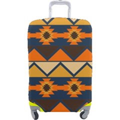 Aztec Mexico Inca Mayan Design Luggage Cover (large) by Tsamara