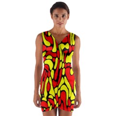 Rby 127 Wrap Front Bodycon Dress by ArtworkByPatrick