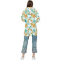 Design Pattern Seamless Tropical Women s Long Oversized Pullover Hoodie View2
