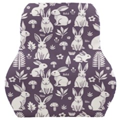 Easter Bunny Pattern Car Seat Back Cushion  by Valentinaart