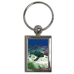 Sea Turtle Key Chain (rectangle) by gatterwe