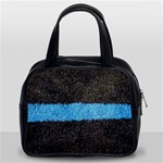 Black Blue Lawn Classic Handbag (Two Sides) Front