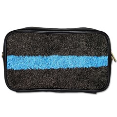 Black Blue Lawn Travel Toiletry Bag (two Sides) by hlehnerer