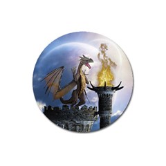 Dragon Land 2 Magnet 3  (round) by gatterwe