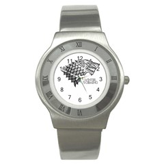 Winter Is Coming ( Stark ) 2 Stainless Steel Watch (unisex) by Lab80