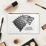 Winter is Coming ( Stark ) 2 Cosmetic Bag (Medium) Front