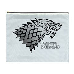 Winter Is Coming ( Stark ) 2 Cosmetic Bag (xl) by Lab80