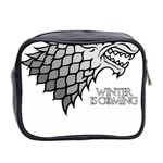 Winter is Coming ( Stark ) 2 Mini Travel Toiletry Bag (Two Sides) Back