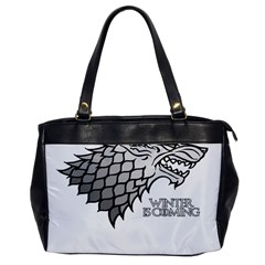 Winter Is Coming ( Stark ) 2 Oversize Office Handbag (one Side) by Lab80