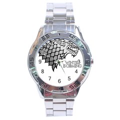 Winter Is Coming ( Stark ) 2 Stainless Steel Watch (men s) by Lab80