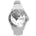 Winter is Coming ( Stark ) 2 Plastic Sport Watch (Large) Front