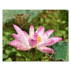 A Pink Lotus Jigsaw Puzzle (rectangle) by natureinmalaysia