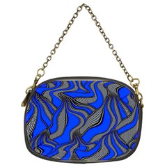 Foolish Movements Blue Chain Purse (two Sided)  by ImpressiveMoments