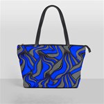 Foolish Movements Blue Large Shoulder Bag Front