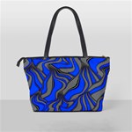 Foolish Movements Blue Large Shoulder Bag Back