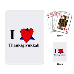 Heartstar Playing Cards Single Design by Thanksgivukkah