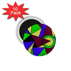 Modern 1 75  Button Magnet (10 Pack) by Siebenhuehner