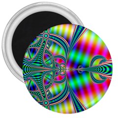 Modern Art 3  Button Magnet by Siebenhuehner