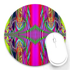 Modern Art 8  Mouse Pad (round) by Siebenhuehner