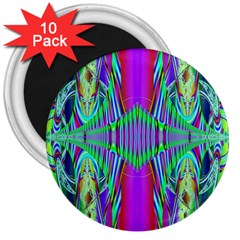 Modern Design 3  Button Magnet (10 Pack) by Siebenhuehner