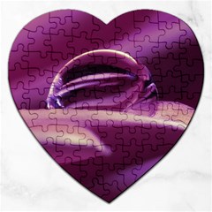 Waterdrop Jigsaw Puzzle (heart) by Siebenhuehner