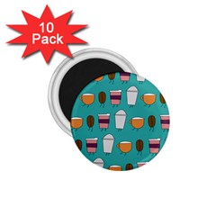 Time For Coffee 1 75  Button Magnet (10 Pack) by PaolAllen