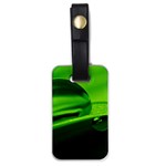 Green Drop Luggage Tag (One Side) Front