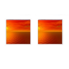 Sunset Cufflinks (square) by Siebenhuehner