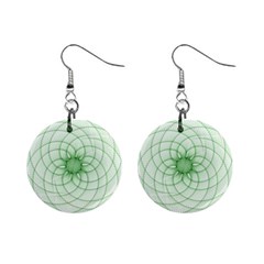 Spirograph Mini Button Earrings by Siebenhuehner