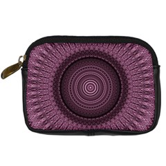 Mandala Digital Camera Leather Case by Siebenhuehner