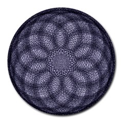 Spirograph 8  Mouse Pad (round) by Siebenhuehner