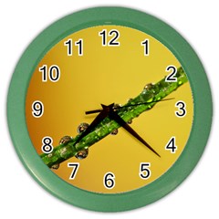 Drops Wall Clock (color) by Siebenhuehner