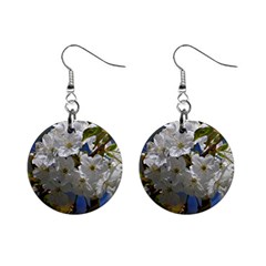 Cherry Blossom Mini Button Earrings by Siebenhuehner